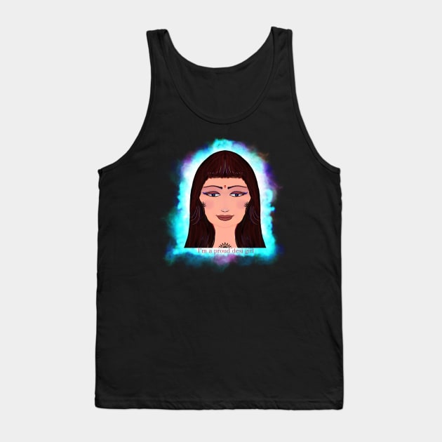 I’m a proud desi girl portrait Tank Top by DarshanaParajia